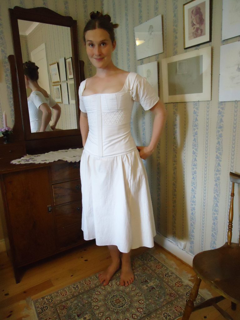 Regency gown, layers beneath and the hair! | Susanna Art Blog